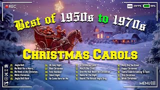 Best of 1950s to 1970s Christmas Carols 🎅🎄 vintage christmas songs that will melt your heart ⛄❄️ [upl. by Anisah]