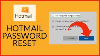 How to Reset Hotmail Account Forgotten Password Hotmail Account Recovery Tutorial 2021 [upl. by Bayard]