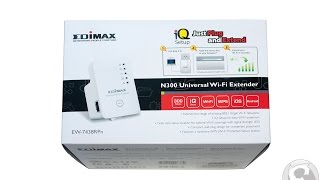 Edimax N300 WiFi Range Extender Review Setup amp Speed Test [upl. by Euqinot]