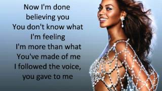 Beyonce  Listen Lyrics [upl. by Marigold]