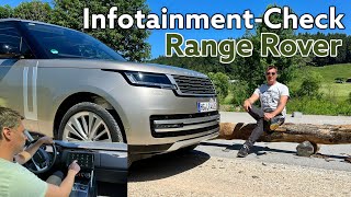 Range Rover Das InfotainmentSystem im Check  Test  Deep Dive  2022 [upl. by Nahgem]