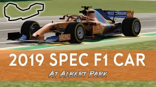 2019 Spec F1 Car Hotlap at Albert Park Assetto Corsa [upl. by Tews]