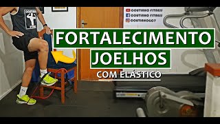 Treino para FORTALECIMENTO do JOELHO com Elástico [upl. by Tiemroth396]