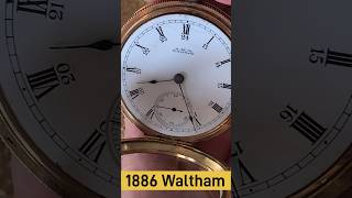 1886 Waltham Gold Pocket Watch watch [upl. by Imis672]