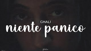 ghali  niente panico testo [upl. by Arahat]