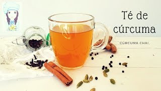 Té de cúrcuma fresca o Infusión de cúrcuma sin leche [upl. by Odiug]