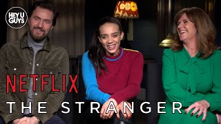 The Stranger Netflix  Hannah JohnKamen Richard Armitage amp Siobhan Finneran Interview [upl. by Ettezyl]