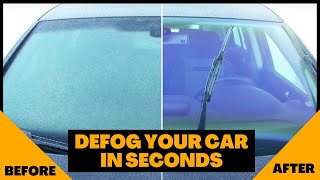 How to Defog Car Windows FAST Easy Methods [upl. by Ycnuahc]