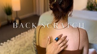 ASMR  Satisfying Back Tracing Session w Nails and Brushes No Talking Real Person [upl. by Assiroc432]