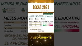 📌💵¿Recibirás el siguiente pago de 4 meses de la Beca Benito Juárez Atento a la fecha oficial [upl. by Hallee]