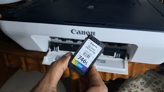 Canon PIXMA Printer Refilling COLOR Ink Cartridge [upl. by Demaria304]