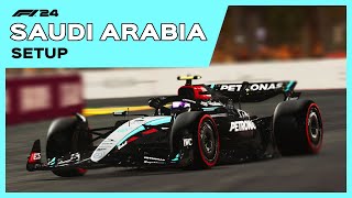 F1 24 Saudi Arabia Setup  Optimal Race Setup [upl. by Enidlareg]