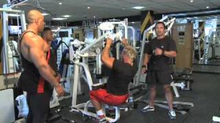 Dean Ash amp Mr Universe Neale Cranwell in Back Training Part 4 [upl. by Alyel]