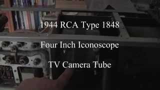 RCA Iconoscope TV Camera Introduction [upl. by Lorimer]