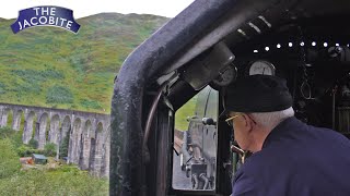 Jacobite from the footplate of Black 5 45231 [upl. by Redliw9]