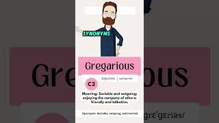 how to pronounce Gregarious gregarious [upl. by Dorrehs]