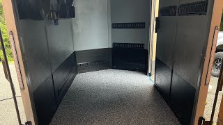 Moto Trailer Build Episode 4 Epoxy Floors [upl. by Stefanie]