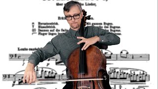 B Romberg Divertimento on Swedish Themes Op42  Cello Solo Part [upl. by Erbma]