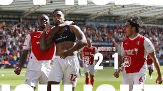 Last minute limbs 😍  Rotherham United 2 v 1 Huddersfield Town  Highlights 📺 [upl. by Upali]