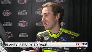 Ryan Blaney talks Daytona 500 [upl. by Ardyaf636]