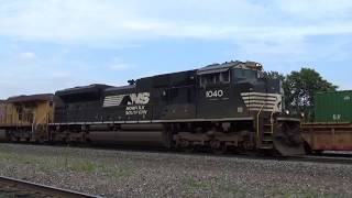 Railfanning Cresson PA Across the Tracks August 17 2017 [upl. by Oirramaj]