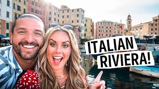 One Day on the Italian Riviera  Travel Vlog  Camogli Portofino Santa Margherita Ligure amp MORE [upl. by Raynah191]