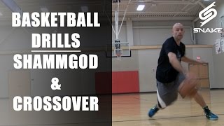 Basketball Drills  Crossover amp Shammgod How To Dribble A Basketball Like A Pro [upl. by Aihsal]