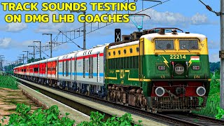 RELAXING LHB TRACK SOUNDSDMG LHB TRACK SOUNDSTRAIN SIMULATORRAILWORKS GAMEPLAYTRAIN GAMETRAIN [upl. by Rabma]