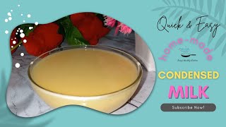 Homemade Condensed Mik recipe  Condensed milk  Condensed milk at home  How to cook Condensed milk [upl. by Percy]