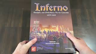 Inferno Guelphs and Ghibellines Vie for Tuscany 12591261 GMT  Unboxing and Overview [upl. by Florette]