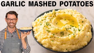 Creamy Garlic Mashed Potatoes Recipe [upl. by Neill677]