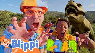 Dino Dance Song  Brand New BLIPPI and MEEKAH Science Songs for the Family [upl. by Sink]