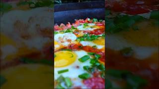 Shakshuka🍳 Шакшука шакшука shakshukarecipe shakshuka cooking israel fire recipe saj food [upl. by Seif]