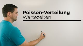 PoissonVerteilung Wartezeiten Auto Bus Bahn Telefon  Mathe by Daniel Jung [upl. by Udela]