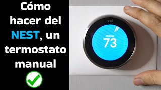 Cómo hacer el manual del termostato Nest [upl. by Liuqnoj]