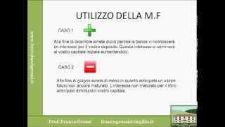 MATEMATICA FINANZIARIA LEZIONE 1 [upl. by Brion595]