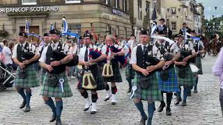 Safe in frae the Yetholm ride Kelso Civic Week 2024 [upl. by Aetnahs18]