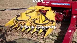 Horning 3 Row Row Independent Corn head  Model 1403 [upl. by Milla]