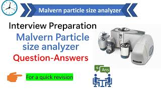 Interview question amp answer on Malvern particle size analyzer 3000  Particle size analyzer PSD [upl. by Arlette632]