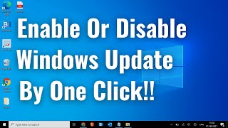 How to EnableDisable Windows Update in Windows 111087 [upl. by Lladnarc]