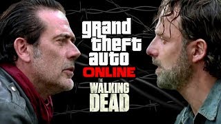 GTA Online l The Walking Dead  Rick Grimes and Negan Outfit Tutorials [upl. by Chappelka]