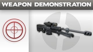 Weapon Demonstration  UNSC Sniper Rifle System [upl. by Doowron]