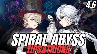 Tips and Teams to make 46 Spiral Abyss easier [upl. by Amilb]