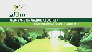 Myélome  JNM 2016  Mieux vivre son myélome au quotidien  Nice [upl. by Sanferd]