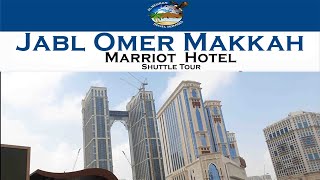 JABL E OMER MAKKAH SHUTTLE BUS MARRIOT MAKKAHALMEHRAN TRAVELS SERVICES [upl. by Evelin665]