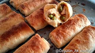 Tavuklu Garnitürlü Börek💯💯 Sofraların Baştacı olur [upl. by Berlinda]