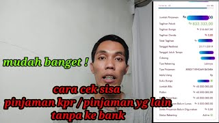 cara cek sisa pinjaman kpr bank btn [upl. by Kerril]