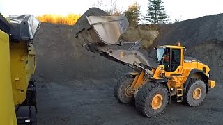 Volvo L150H load Mercedes Arocs [upl. by Oigres]