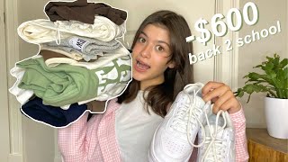 huge BACK TO SCHOOL clothing try on haul 2021 brandy melville urban pacsun hampm [upl. by Aurelia]