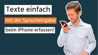 iPhone Texte einfach per Spracheingabe eingeben [upl. by Shiller470]